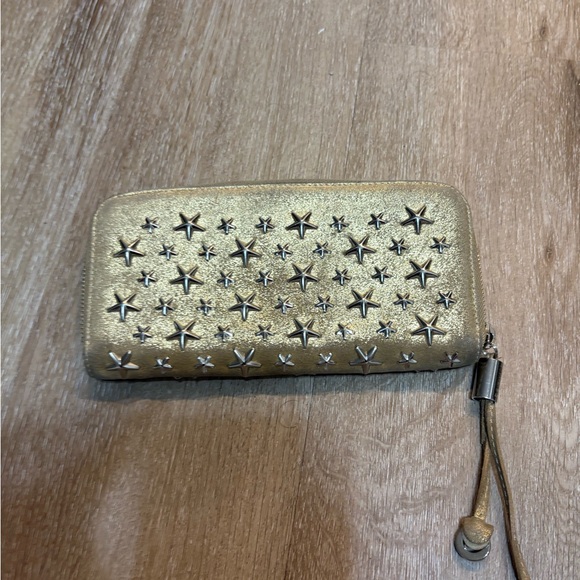 Jimmy chop Gold Star-Studded Wallet - Picture 1 of 14